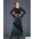faldas flamencas mujer en stock - Falda Flamenca TAMARA Flamenco - Falda flamenco Maya - Punto elastico y encaje