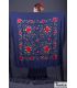 manton de manila personalizable - - Manton de Manila Primaveral - Bordado Multicolor