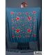 manila shawl personalised - - Manila Spring Shawl - Multicolor Embroidered