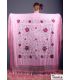 square embroidered manila shawl by order - - Manila Spring Shawl - Multicolor Embroidered