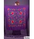 square embroidered manila shawl in stock - - Manila Spring Shawl - Multicolor Embroidered
