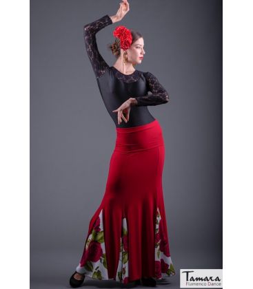 flamenco skirts for woman by order - Falda Flamenca TAMARA Flamenco - Zalea flamenco skirt - Elastic knit
