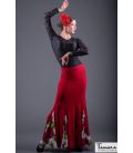 Zalea flamenco skirt - Elastic knit