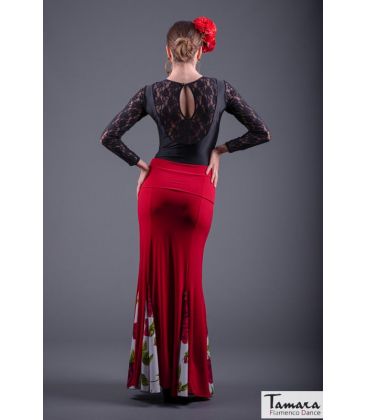 jupes de flamenco femme sur demande - Falda Flamenca TAMARA Flamenco - Jupe flamenco Zalea - Tricot élastique