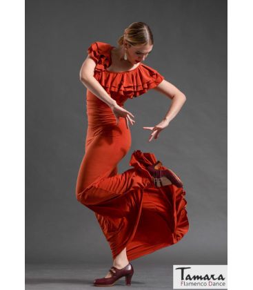 faldas flamencas mujer bajo pedido - Falda Flamenca TAMARA Flamenco - Falda Andujar - Punto elástico Estampado