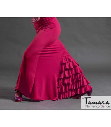 faldas flamencas mujer en stock - Falda Flamenca TAMARA Flamenco - Falda Andujar - Punto elástico (En stock)