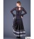 jupes de flamenco femme sur demande - - Cordoba avec petits points - tricot et koshivo