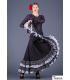 jupes de flamenco femme sur demande - - Cordoba avec petits points - tricot et koshivo