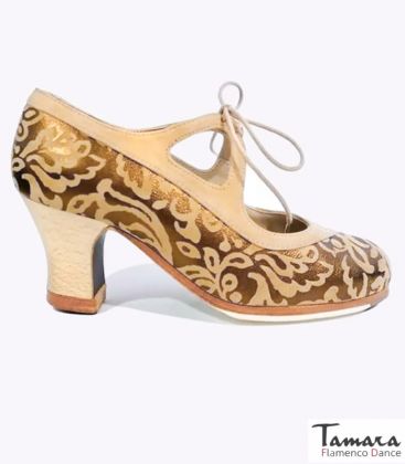 zapatos de flamenco profesionales en stock - Begoña Cervera - Candor - En stock