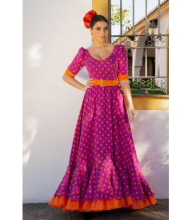 woman flamenco dresses 2023 by order - Aires de Feria - Flamenco dress Esmeralda