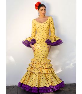 trajes de flamenca bajo pedido - Aires de Feria - Vestido de gitana Perla