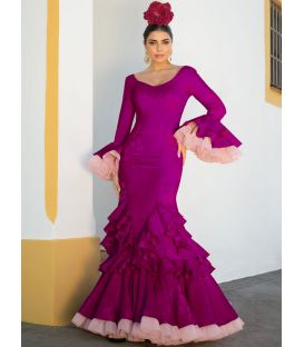 woman flamenco dresses 2023 by order - Aires de Feria - Flamenco dress Yerbabuena