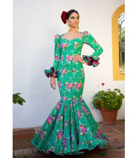 trajes de flamenca 2023 mujer bajo pedido - Aires de Feria - Vestido de gitana Encanto