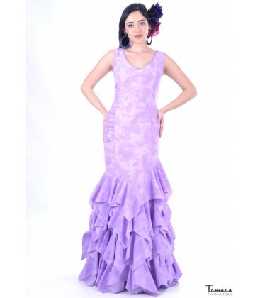 trajes de flamenca en stock envío inmediato - - Talla - Traje de flamenca Malva