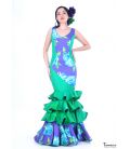 Size 40 - Flamenco dress Morado/verde