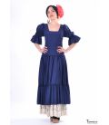 Size 42 - Bata rociera flamenca Azul