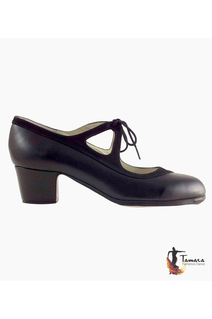  Flamenco shoes - Professionals model Flamenco shoes Candor negro-rojo