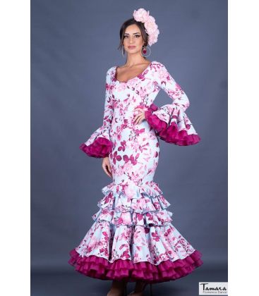 robes flamenco 2023 - Traje de flamenca TAMARA Flamenco - Robe Flamenco Perla