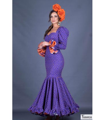trajes de flamenca 2023 - Traje de flamenca TAMARA Flamenco - Vestido de gitana Encanto aires de feria 2023