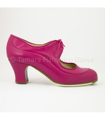 flamenco shoes professional for woman - Begoña Cervera - Angelito fucsia leather