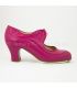 flamenco shoes professional for woman - Begoña Cervera - Angelito fucsia leather