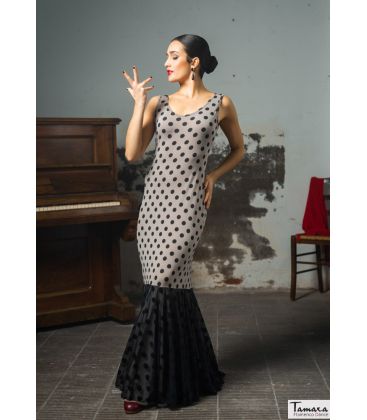 vestidos flamencos mujer en stock - DaveDans - Vestido flamenco Itata - Punto elástico