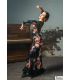 faldas flamencas mujer en stock - Falda Flamenca DaveDans - Falda flamenca Yumbel - Punto y tul elástico