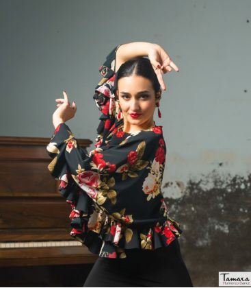 bodyt shirt flamenco femme sur demande - Maillots/Bodys/Camiseta/Top TAMARA Flamenco - Top Batuco - Crep