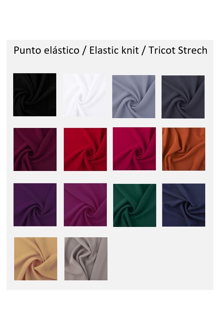 Jupes flamenco FEMME modèle Jupe flamenco Jupe Manilva - Tricot élastique 