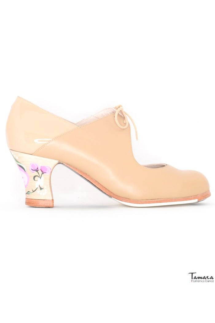 Chaussures professionnelles de flamenco modèle Chaussures de flamenco Arty Camel