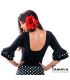 bodycamiseta flamenca mujer bajo pedido - - Body Jaleo con lunares - Lycra