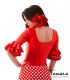 bodyt shirt flamenco woman by order - - Jaleo polka dots - Lycra body