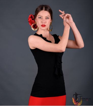 bodyt shirt flamenco woman by order - - Tango T-shirt - Viscose