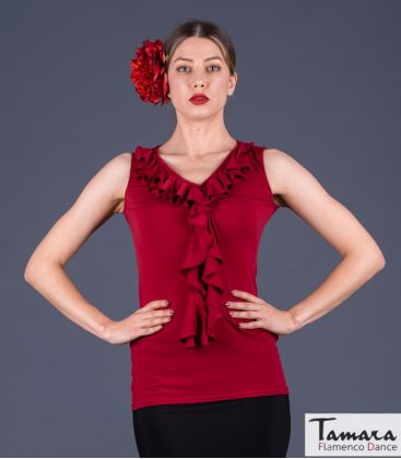 bodyt shirt flamenco femme sur demande - - T-shirt Tango - viscose