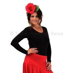 Ballet et danse Outlet modèle Body Tamara (manches longues) - Polyamide Blanc