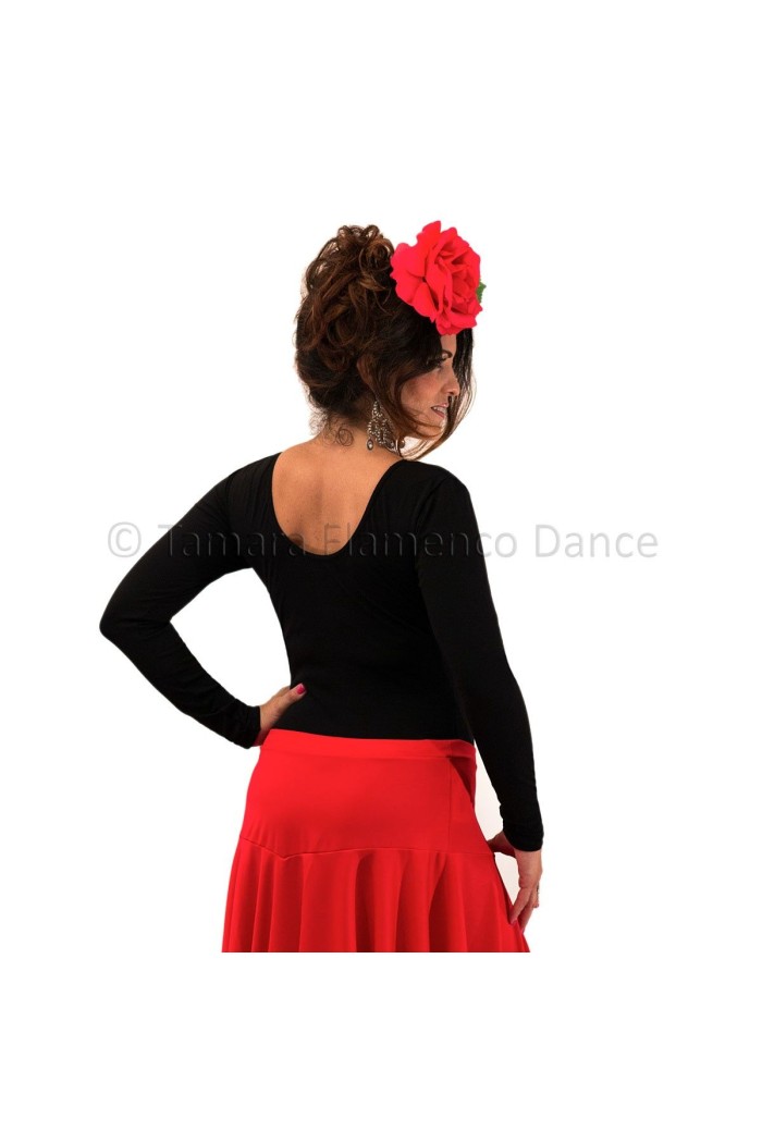 Outlet Ballet y Danza modelo Body Tamara (manga larga) - Poliamida Blanco