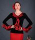 bodyt shirt flamenco femme sur demande - - t-shirt flamenco top blouse flamenco