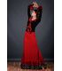 bodyt shirt flamenco woman by order - - Tarifa Polka dots - Viscose and koshivo