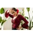 bodycamiseta flamenca mujer bajo pedido - Maillots/Bodys/Camiseta/Top TAMARA Flamenco - Camiseta Rania - Punto elástico