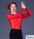 bodyt shirt flamenco woman by order - - Tiento Body - Lycra and lace