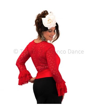 bodycamiseta flamenca mujer bajo pedido - Maillots/Bodys/Camiseta/Top TAMARA Flamenco - 