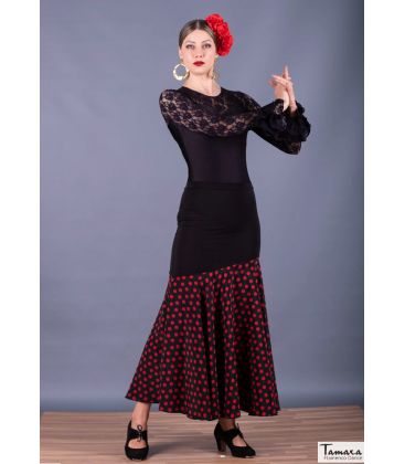 flamenco skirts woman in stock - - Granada Medium polka dot - Viscose and Koshivo (In stock)