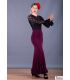 faldas flamencas mujer en stock - Falda Flamenca TAMARA Flamenco - Victoria - Punto elástico (En Stock)