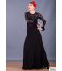 flamenco skirts for woman by order - Falda Flamenca TAMARA Flamenco - Victoria - Elastic knit (In Stock)
