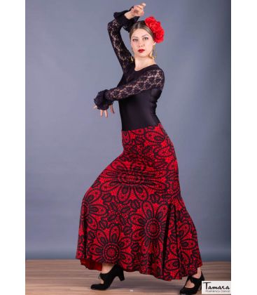 faldas flamencas mujer bajo pedido - Falda Flamenca TAMARA Flamenco - Alana - Punto elástico