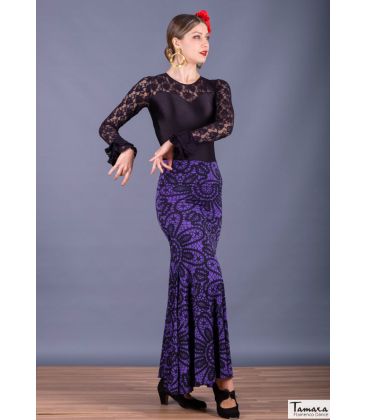 flamenco skirts for woman by order - Falda Flamenca TAMARA Flamenco - Alana - Elastic knit