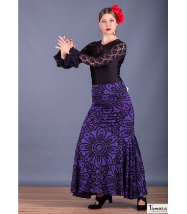flamenco skirts for woman by order - Falda Flamenca TAMARA Flamenco - Alejandra - Elastic knit