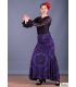 jupes de flamenco femme sur demande - Falda Flamenca TAMARA Flamenco - Alejandra - Tricot élastique