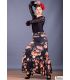 Falda Mirella - Punto elástico Estampado (En Stock) - faldas flamencas mujer en stock - Falda Flamenca TAMARA Flamenco 