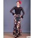 jupes de flamenco femme sur demande - Falda Flamenca TAMARA Flamenco - Jupe Mirella - Tricot élastique imprimé